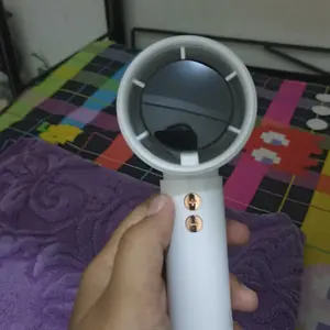 Kipas Mini Portable N68 5 Speed Wind Kipas Angin Genggam Dengan Tampilan Baterai LED