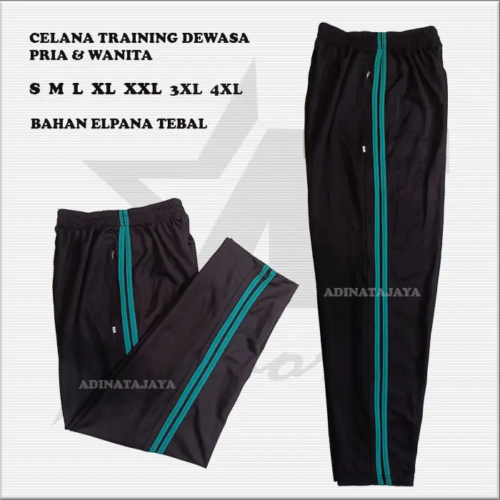 Celana Training Olahraga Dewasa Pria Wanita Sport Lari Joging Gym Senam Outdoor 4