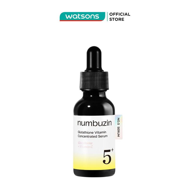 Tinh Chất Numbuzin Dưỡng Sáng Da No.5 Vitamin Concentrated Serum 30ml,làm dịu