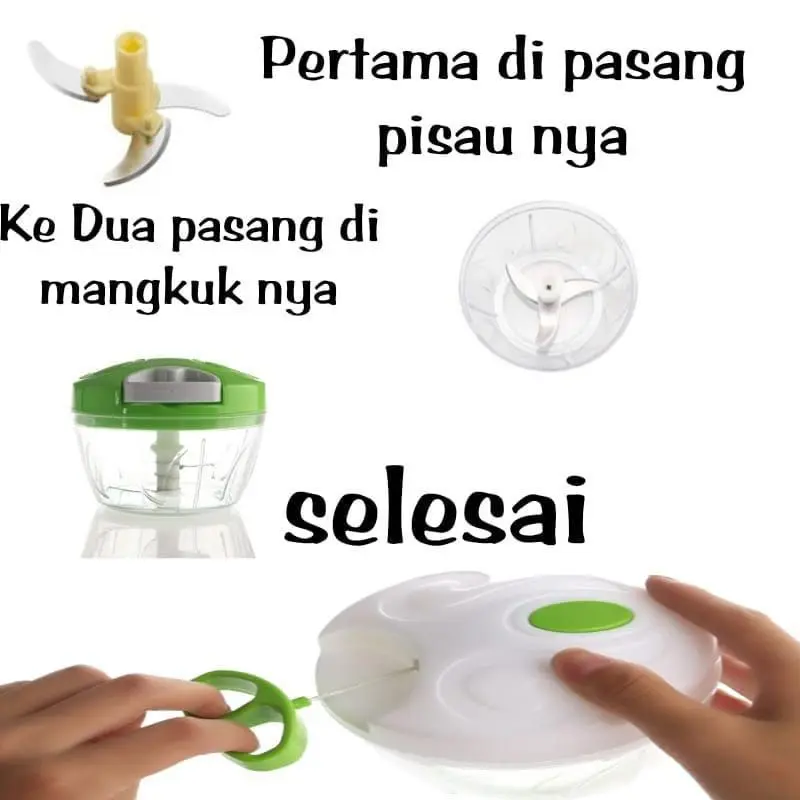 BLENDER TARIK TANGAN MANUAL SPEEDY CHOPPER 4