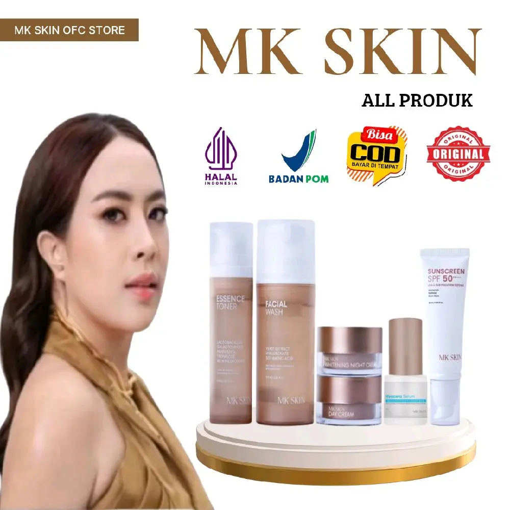 MK SKIN ORIGINAL MAHARANI KEMALA FREE SUNSCREEN Mencerahkan Memudarkan Berjerawat Perawatan Berminyak Wajah