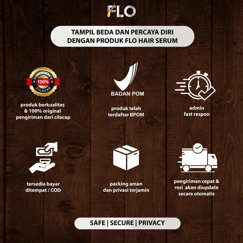 FLO Growth Serum Penumbuh Rambut Cepat Mencegah Kerontokan untuk Pria & Wanita - Perawatan Ketombe 3