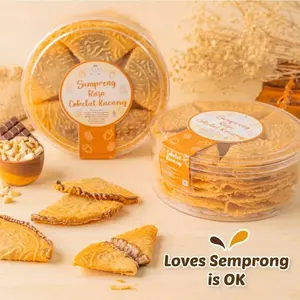 Loves Semprong Rasa Cokelat Kacang Kure Kering Makanan Ringan Cemilan Enak Renyah Kue Food