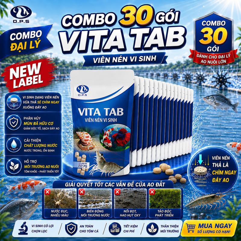 OPS VITA TAB 227 Gram - VIÊN NÉN VI SINH