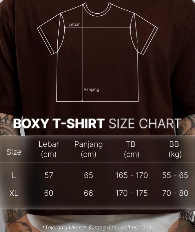 Lokalism Kaos Boxy Pria Wanita 100% Cotton Combed 20s 210 GSM Premium Lokalism Kaos Boxy Pria Wanita 100% Cotton Combed 20s 210 GSM Premium