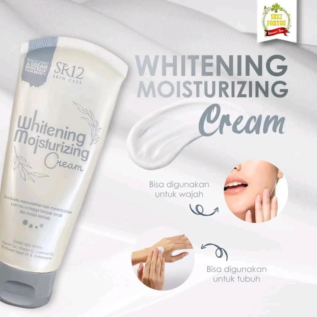 SR12 WHITENING MOISTURIZING CREAM / CREAM MENCERAHKAN / PUTIH DALAM SEKALI OLES