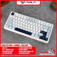 Gambar Mechanical Keyboard - Aula F75 - 75% Compact - 3 Mode - Gaske Mount - RGB - PBT Keycap - LIGHT BLUE dari Rumah Keyboard Kota Administrasi Jakarta Barat 3 Tokopedia