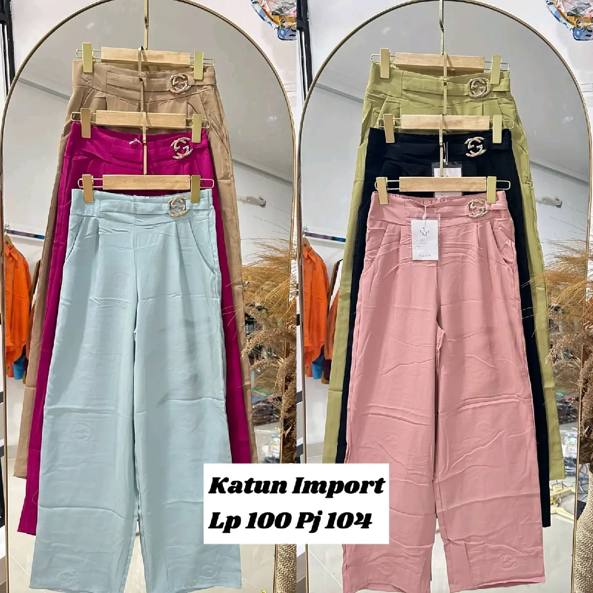 FEMINIM-Celana kulot warna