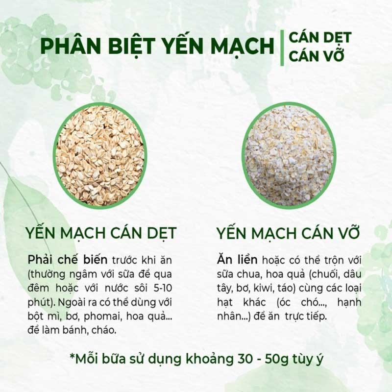 TOP Yến mạch Nutrition Oats Instant cán dẹt cán vỡ, eatclean healthy ăn kiêng…