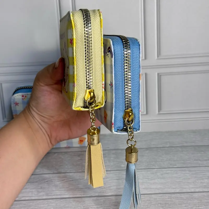 DOMPET LIPAT SANRIO KANVAS VERSI 2 KUROMI POMPOMPURIN CINNAMOROLL ANAK LUCU GEMAS MN-1421 1