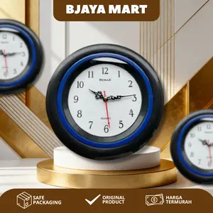 Jam Dinding Bulat Remax Kode RM 383 Murah Simple Dan Elegan