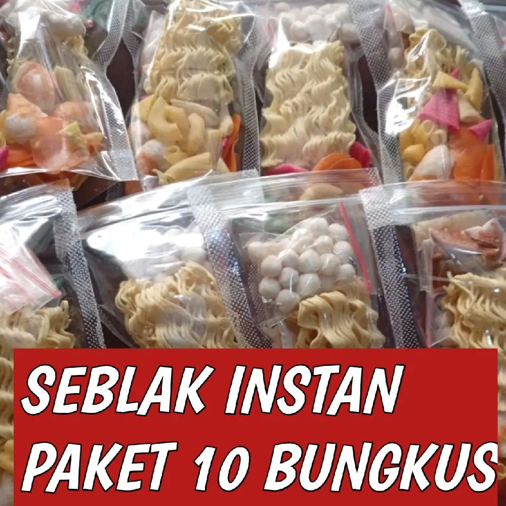 SEBLAK INSTAN MINI  KHAS GARUT PAKET 10 BUNGKUS Food#makanan#seblak instan Masakan  Pedas Noodles