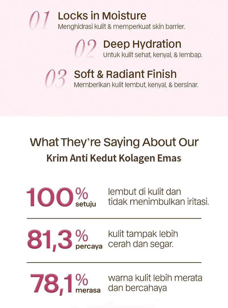 MEET FACE Krema Gold Kolagen -【Harga Termurah di Internet】Kulit Halus & Bercahaya! Melembapkan, perbaiki kerutan, atasi kusam. DISAYANG KULIT dengan teknologi canggih. BURUAN! MEET FACE Krema Gold Kolagen -【Harga Termurah di Internet】Kulit Halus & Bercahaya! Melembapkan, perbaiki kerutan, atasi kusam. DISAYANG KULIT dengan teknologi canggih. BURUAN!