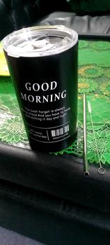 Product Review of Tumbler Minum Stainless Aesthetic Korea Coffee Tumblr Sedotan 600 ml Steel Vacuum from S**k 0
