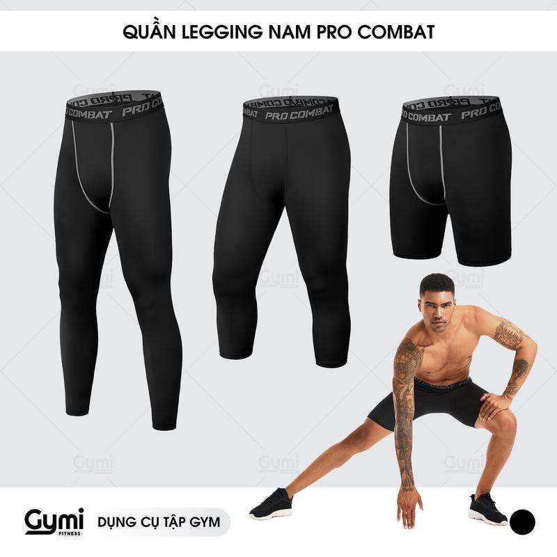 Quần Legging Giữ Nhiệt Pro Combat Thể Thao Cho Nam - Thoáng Khí, Co Giãn, Thấm Hút Mồ Hôi, Ôm Sát