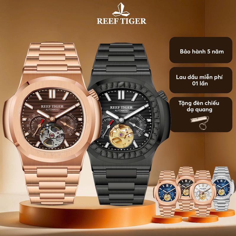 ĐỒNG HỒ NAM REEF TIGER RGA20S7 SANG TRỌNG VÀ ĐẲNG CẤP PHONG CÁCH DOANH NHÂN| TẶNG 1 LẦN LAU DẦU MIỄN PHÍ TẶNG 1 ĐÈN CHIẾU DẠ QUANG