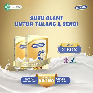 Etawaflex Paket 2 Box Etawaflex Original 200 Gram BPOM Minuman Susu Kambing Etawa & Rempah Pilihan Untuk Tulang Sendi Sehat Bubuk Herbal Alami