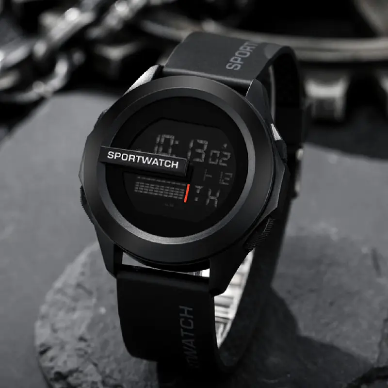 Original Waterproof Sport Watch for Man free shipping Digital Wristwatch Stopwatch Luminous with Date Week
