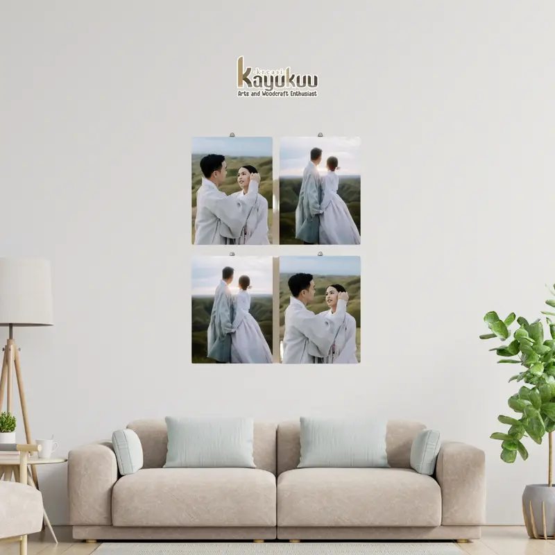 Hiasan Dinding Poster / Foto Paket Cetak 4pcs ukuran 15cm x 20cm Premium 4