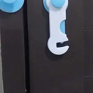 LAKOE Baby Safety Lock Kunci Pengaman Pintu Laci/Kunci Lemari Pakaian Kulkas Baby Safety Lock Bayi Blue White