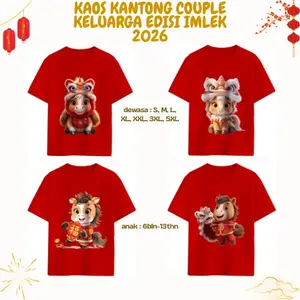 KAOS KANTONG COUPLE KELUARGA EDISI IMLEK 2026 BY IMSTAR STORE