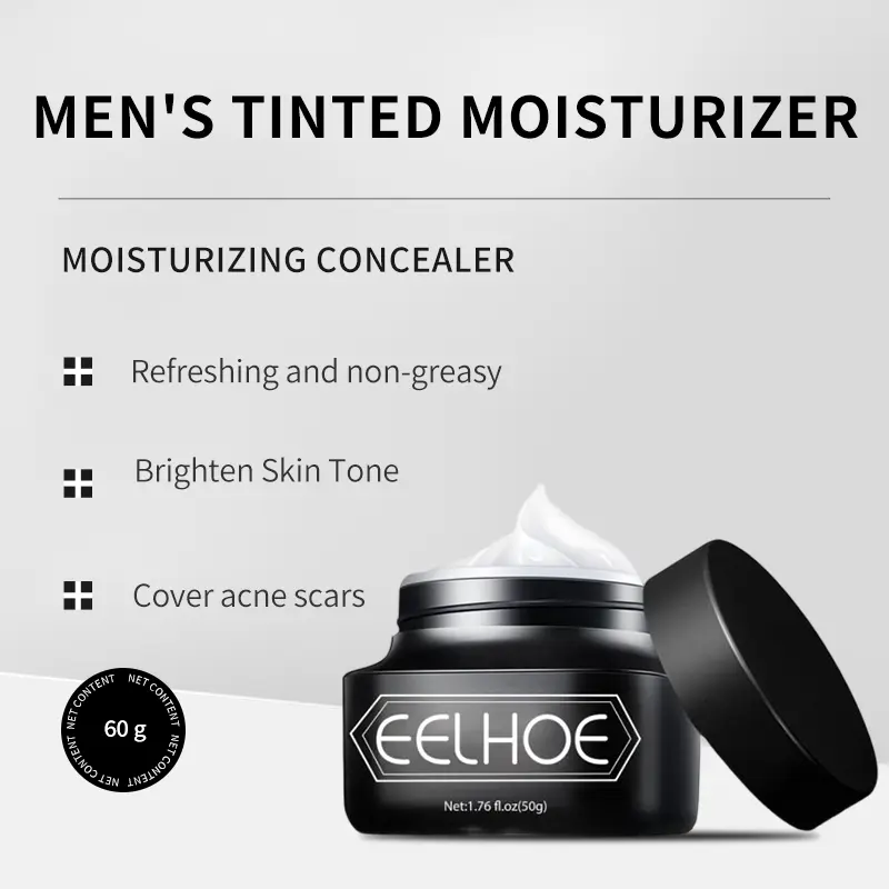 Krim concealer pelembab pria Krim Ringan Pria untuk Rasa Nyaman Bernapas