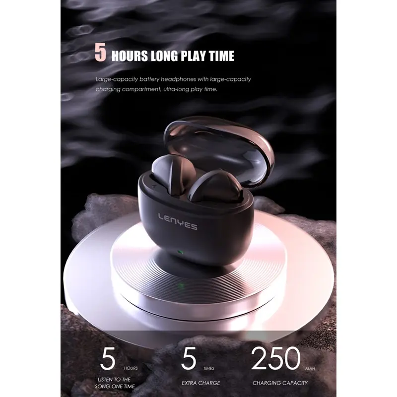 LENYES AIR 99 Wireless Headset Bluetooth 5.3 Smart Touch Earphone Hifi Stereo Earbuds 2