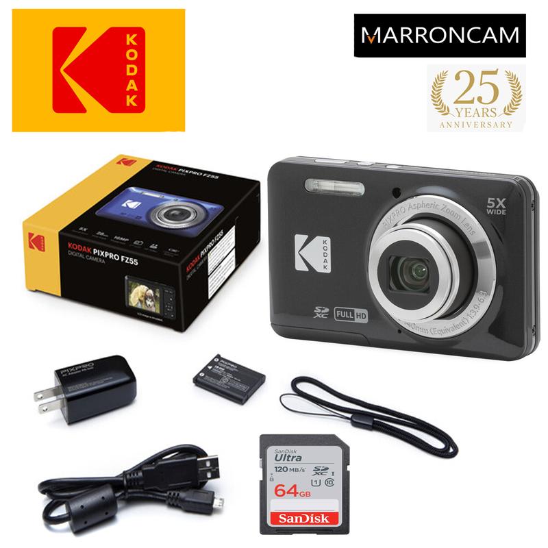 Kodak PIXPRO FZ55 Digital Camera+64GB - TikTok Shop Malaysia