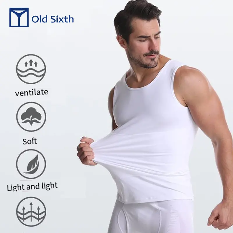 Áo Nịt Ngực Định Hình Cơ Thể, Dành Cho Nam Giới, Nén Bụng Và Bụng, Đồ Định Hình Cơ Thể, Nén Ngực 4