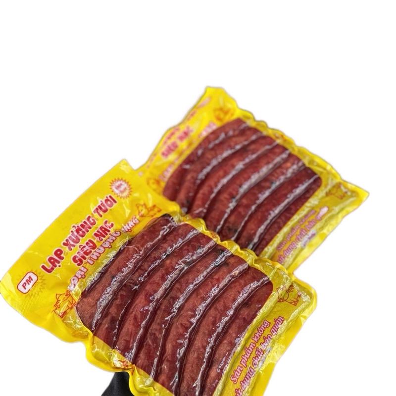 1Kg LẠP XƯỞNG ĐẶC BIỆT- ( KHÔNG QUÀ )sấy tươi dẻo 85% nạc -đặc sản cai lậy ( tiền Giang) vị mặn ngọt - đóng gói hút chân không 1KG là 2 túi Food +