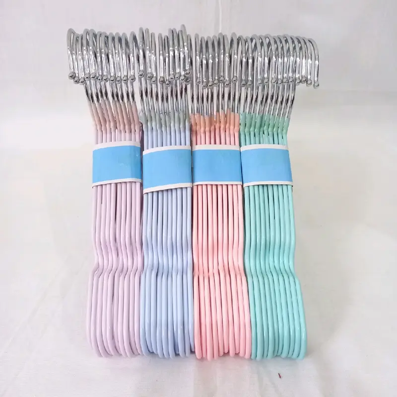Gantungan Jemuran Baju Anak Stainless Steel Balut Karet Silikon 10pcs  Pakaian 3