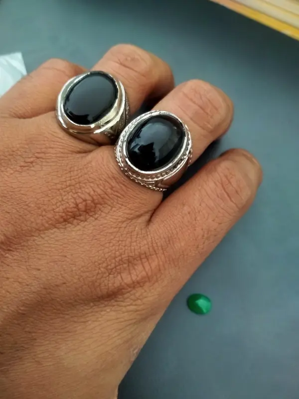 Aksesoris Cincin Pria Kecubung Wulung Super AR2 3