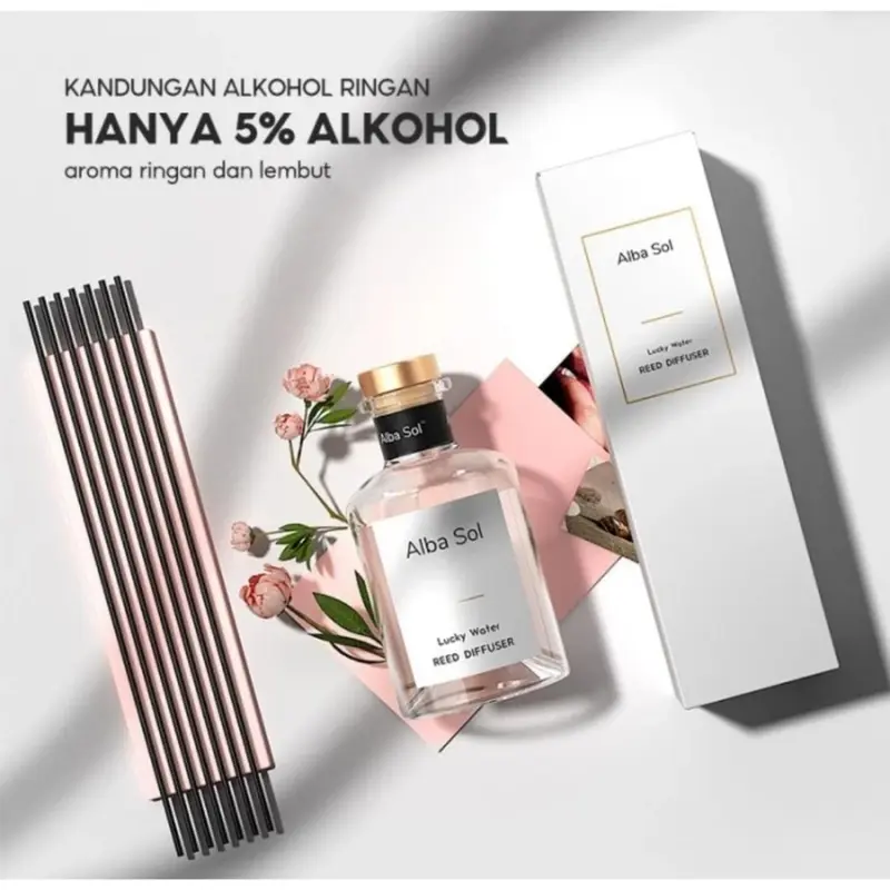 Alba Sol Decant Reed Diffuser Gardenia Aroma Terapi Pengharum Ruangan 4
