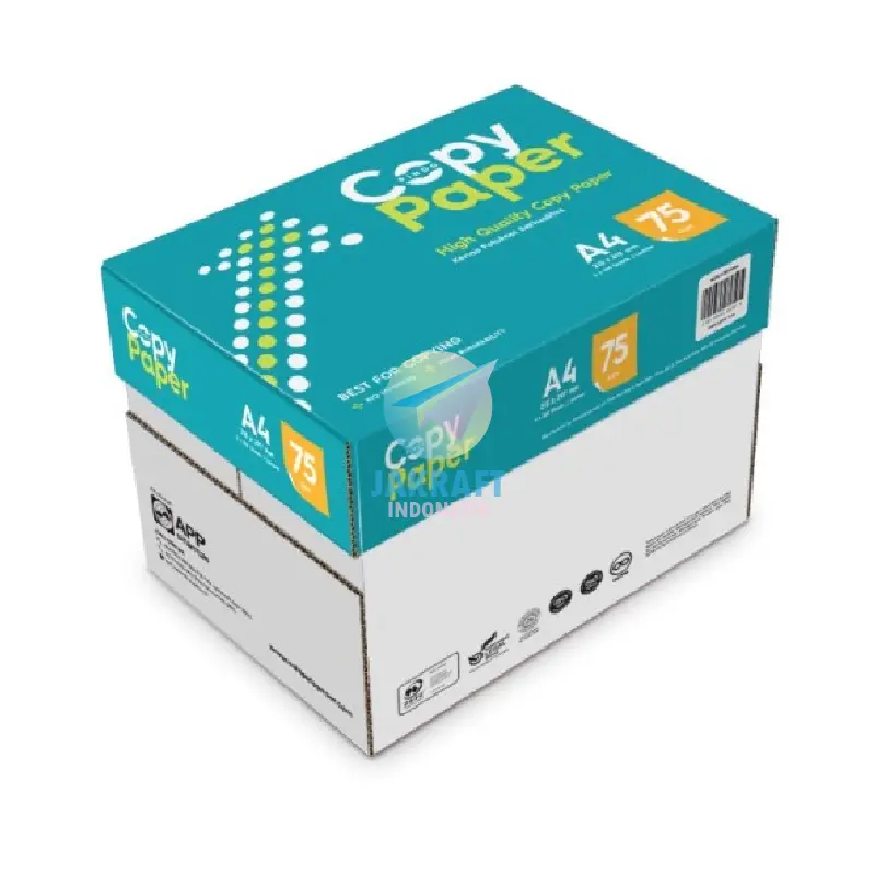 (500 Lembar) Kertas HVS A4 75 (70) Gsm Gram COPY PAPER Copier dari Sinar Dunia Seperti PaperOne | RIM 1