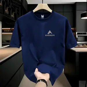 【100% Cotton】Berkat Store T shirt Kaos Distro Katun Lengan Pendek Egr 55 Samping Silver / Shirt Distro Premium Pria dan wanita Termurah / Baju Kaos Str Picture