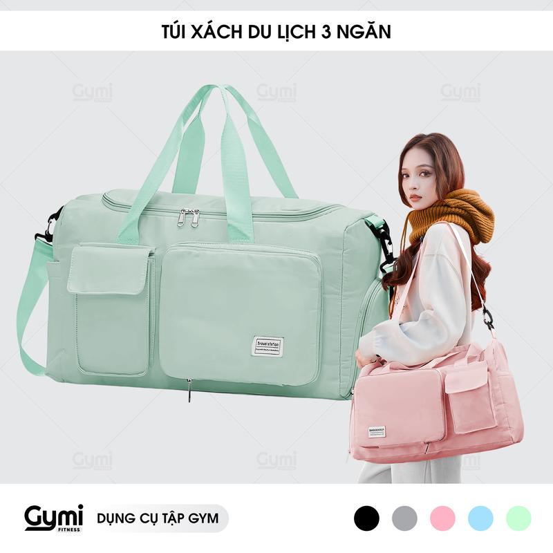 Túi Xách Du Lịch Bag Có 3 Ngăn Kèm Ngăn Để Giày Tập Gym Đi Bơi Chống Nước Có Ngăn Ngoài Tiện Dụng