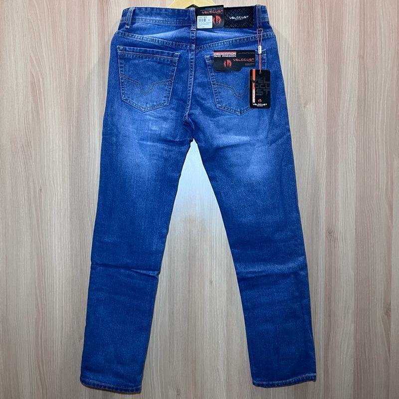 Celana Jeans Velocust Standar Ringkel Non Stretch 6