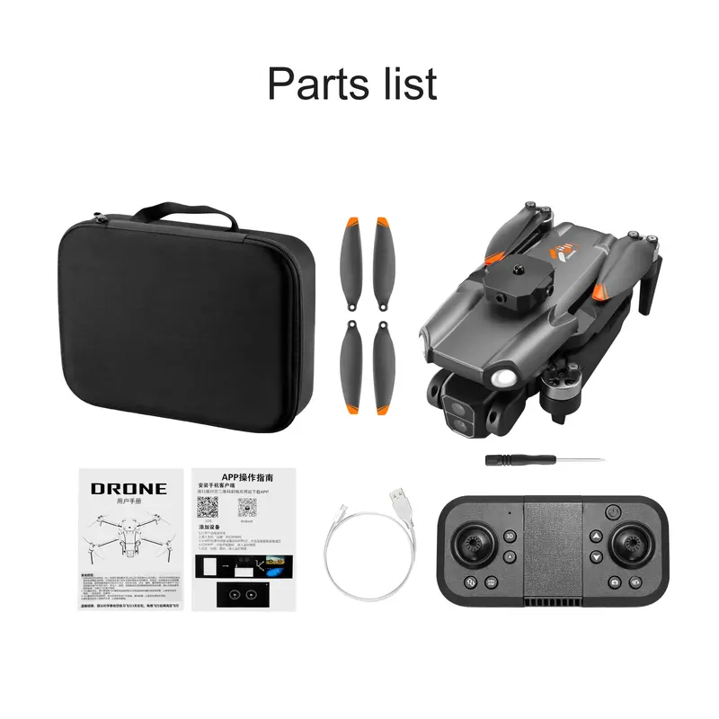 S119 drone tanpa berus, 4K kamera dua, rotasi 360 derajat, sensor penghindaran, drone anak 7