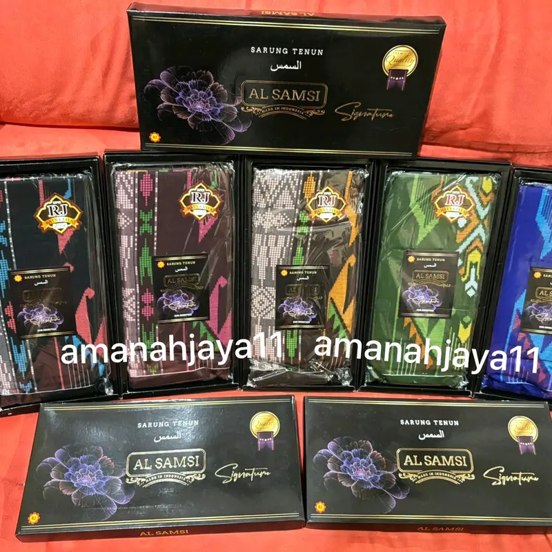 (PROMO!! BUY 1 GET 1) Sarung Al Samsi Signature Premium Motif BHS B 0