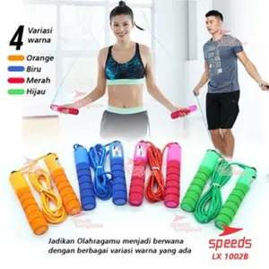 Skipping Lompat Tali Kansen Loncat Tali Digital Jump Rope Lompat Tali Speeds 021-1002B Alat Outdoor