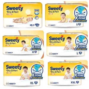 Popok Celana Anak Sweety Bronze Pants Dry X-pert Bayi Diapers - [ 1 Pack ] Kering