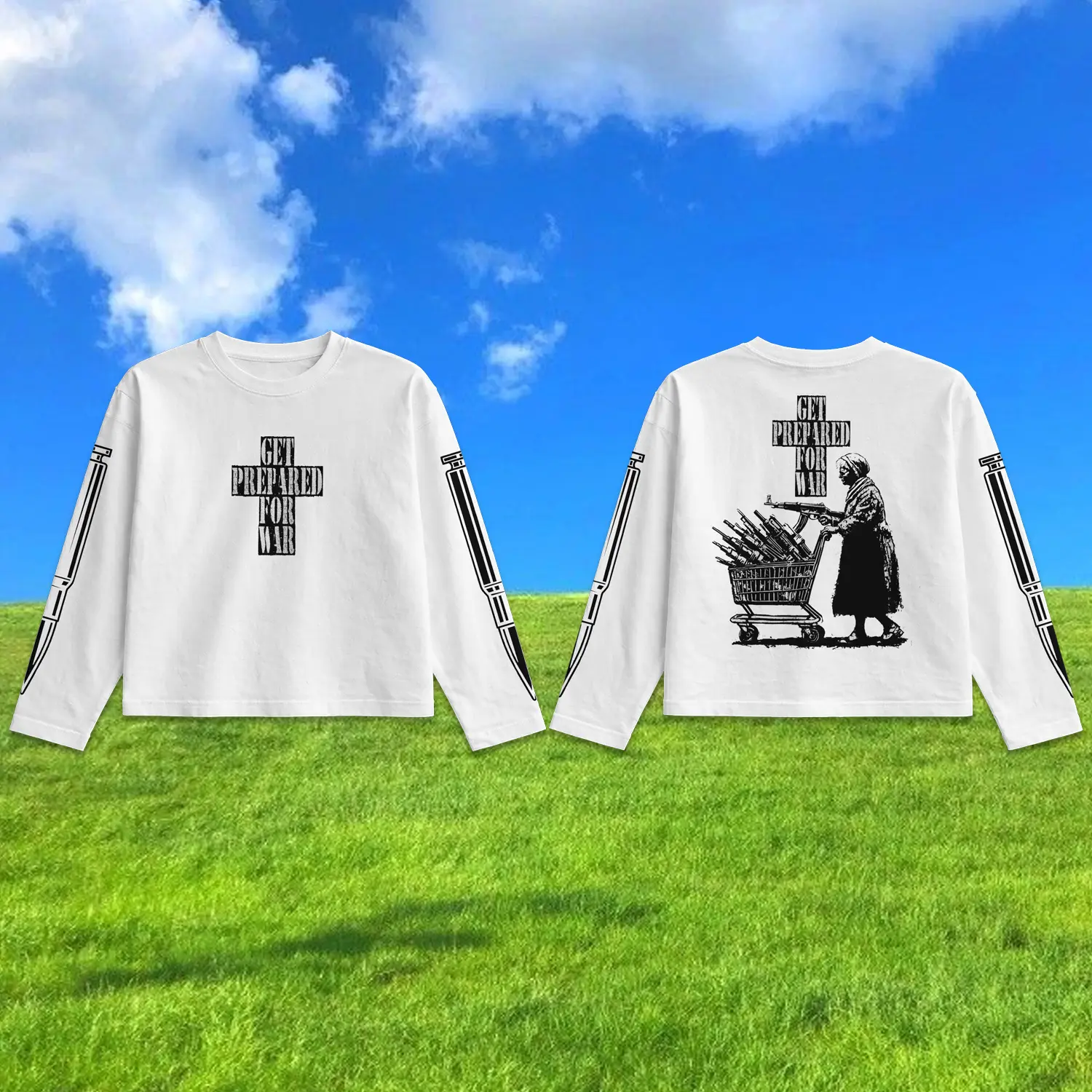 GET PREPARED LONGSLEEVE PUTIH