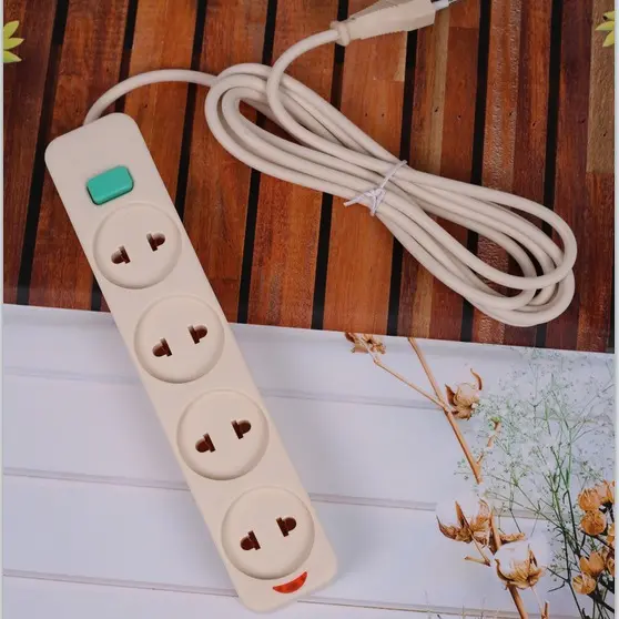 [HAO] Stop Kontak Kabel 2/3/4/5 Lubang&1.5/3M/STOP KONTAK GEPENG SNI/CAHAYA SC-752/3/4/5 Saklar 5