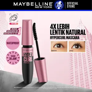MAYBELLINE Volume Express Hypercurl Waterproof Mascara 9.2 ml Maskara Eye Make up Bulu Mata Panjang Tebal Tahan MAYBELLINE Volume Express Hypercurl Waterproof Mascara 9.2 ml Maskara Eye Make up Bulu Mata Panjang Tebal Tahan