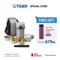 Gambar Tiger LWU-F200 Lunch Jar Tempat Makan 3 susun Warm Silver dari Tiger Indonesia Kota Administrasi Jakarta Utara 1 Tokopedia