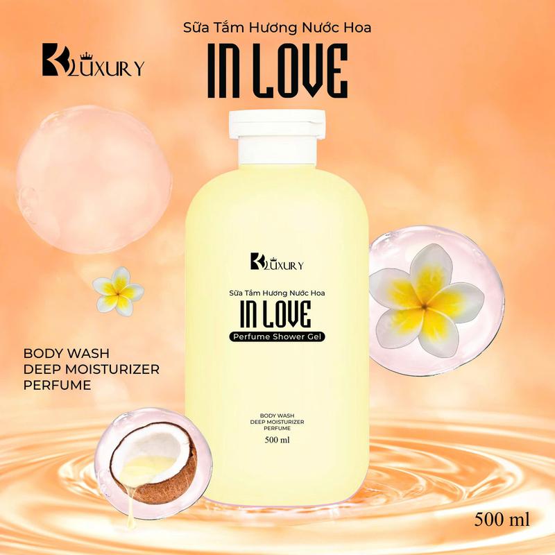 Sữa tắm hương nước hoa IN LOVE BK LUXURY 500ML