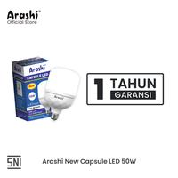 Gambar Arashi Lampu Bohlam LED New Capsule 50W Cahaya Putih - Putih dari Arashi asia Kab. Tangerang 1 Tokopedia