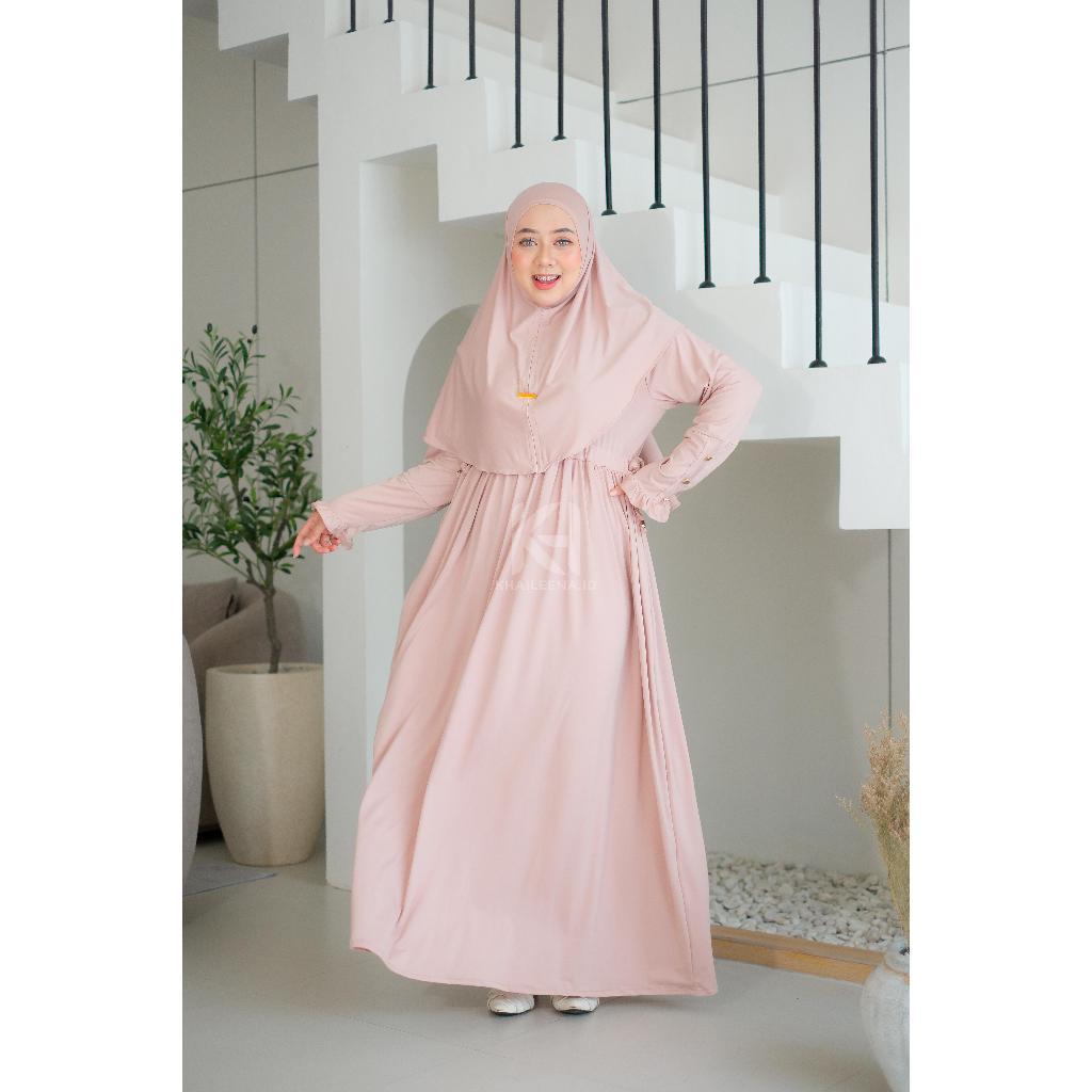 Mecca Kids Gamis Abaya Set Jersey Premium Adem