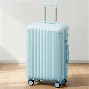 Koper Troli 18/24 Inch ABS • Anti Gores • Ringan • Roda 360° Senyap • Koper Bisnis Travel