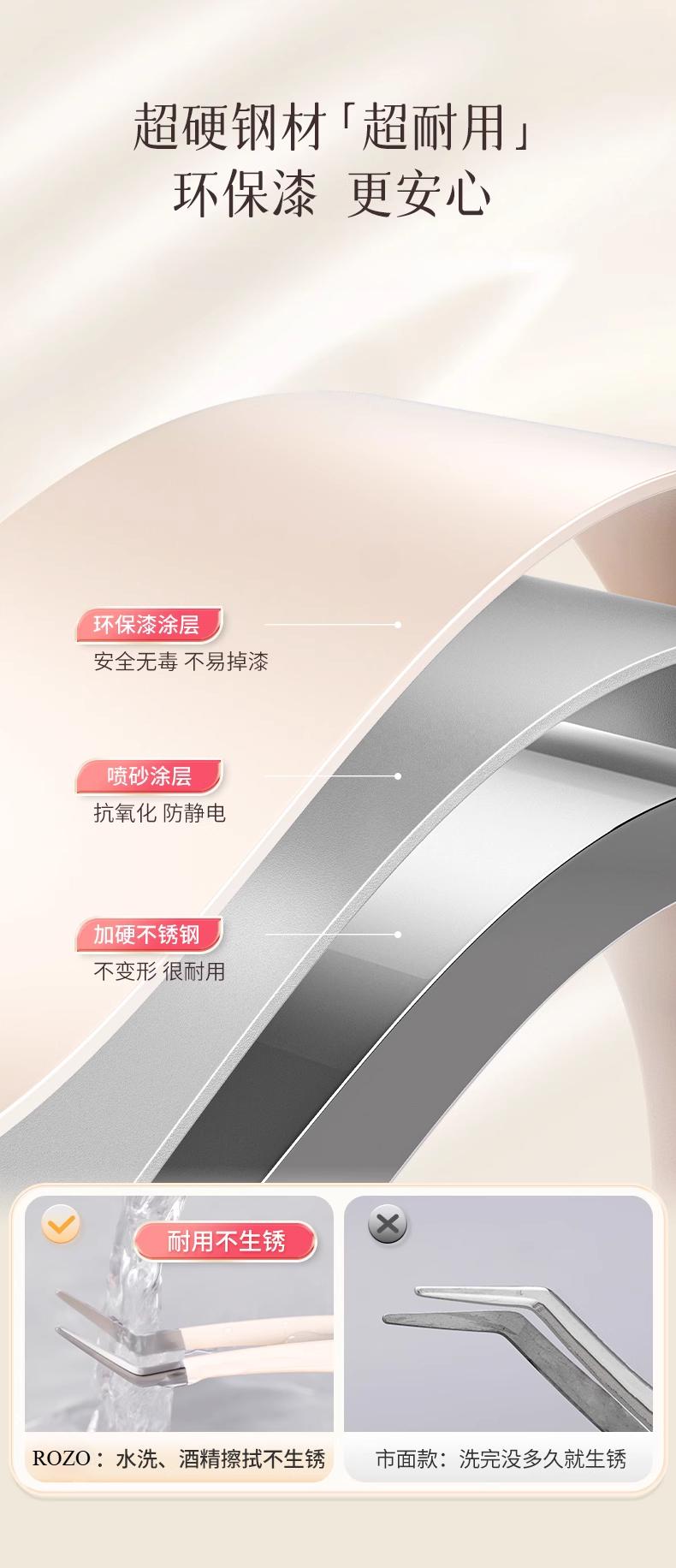Product Introduction of High Precision False Eyelash Tweezers Professional Grafting Beginner Tools Tweezers Eyelash Accessories Makeup Cosmetic 3